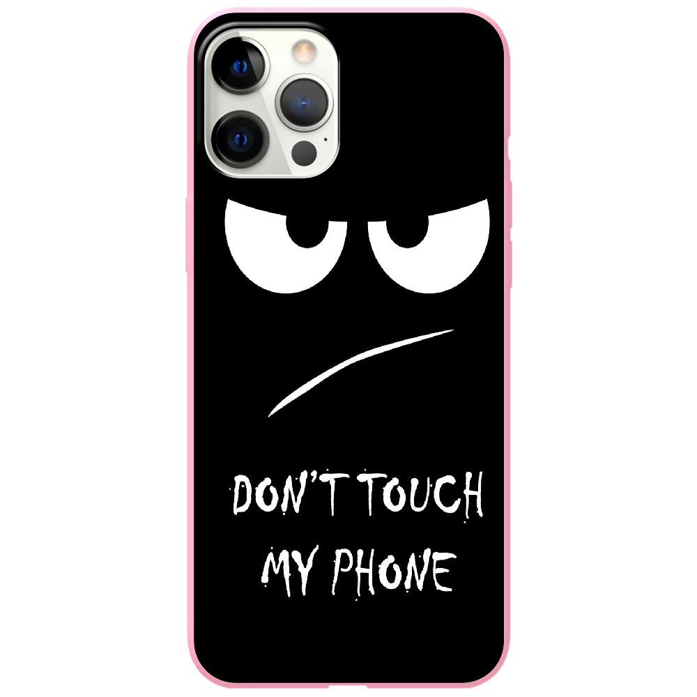 Чехол BoxFace iPhone 12 Pro Don't Touch my Phone Розовый силикон (41086-up535-43059)