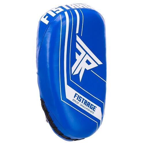 Педы для тайского бокса FISTRAGE VL-4312 из натуральной кожи 1 шт. 34х19х7 см Синий (31773373)