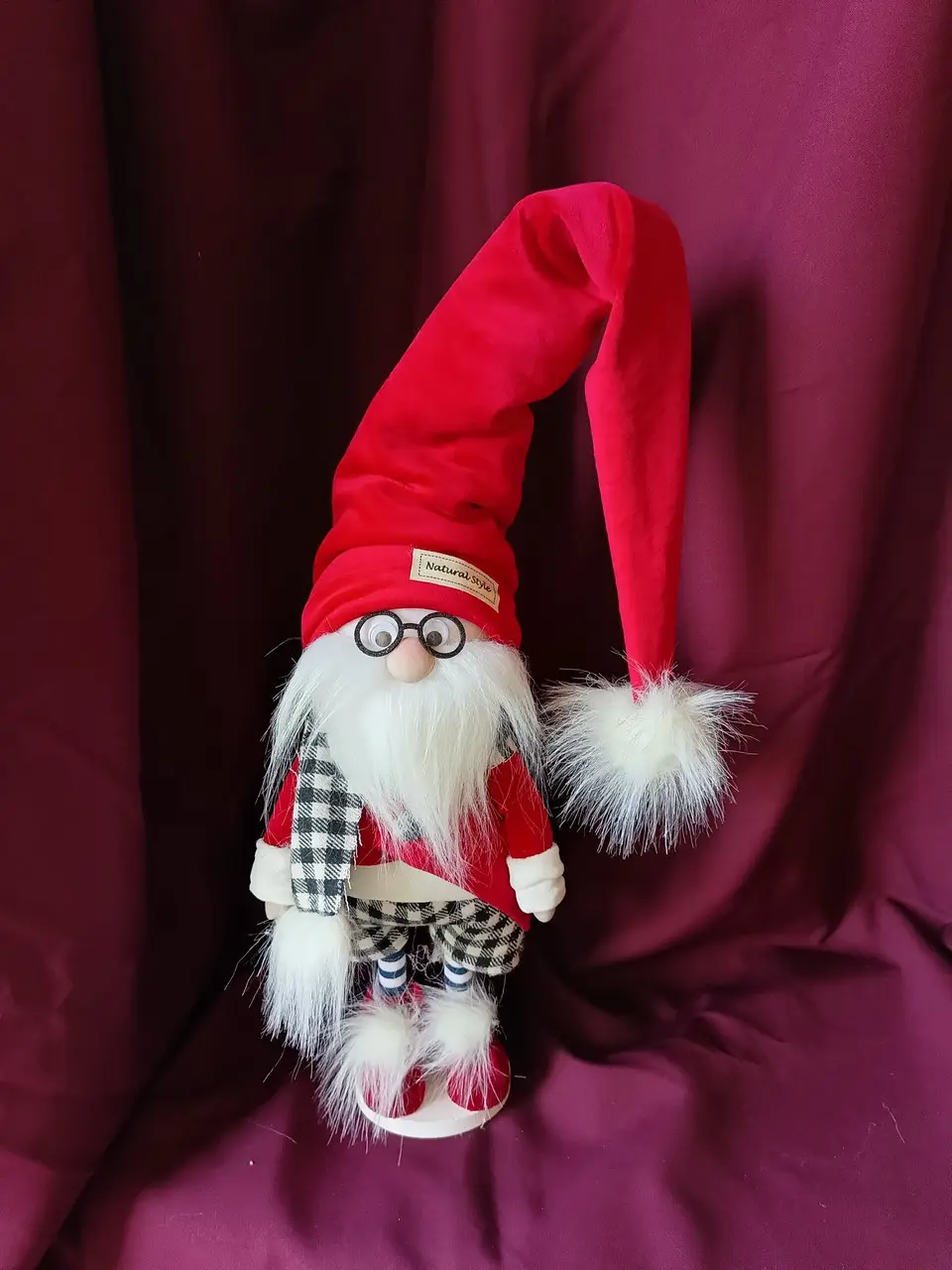 Гном скандинавський VIP інтер'єрний 65 см Червоний (Гном №2) - фото 3 Гном скандинавський VIP інтер'єрний 65 см Червоний (Гном №2) - фото 3