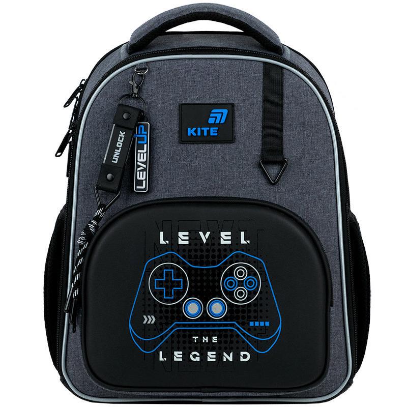 Рюкзак каркасный KITE Education Level 38x30x14 см 12 л Серый (K26-556M-3)