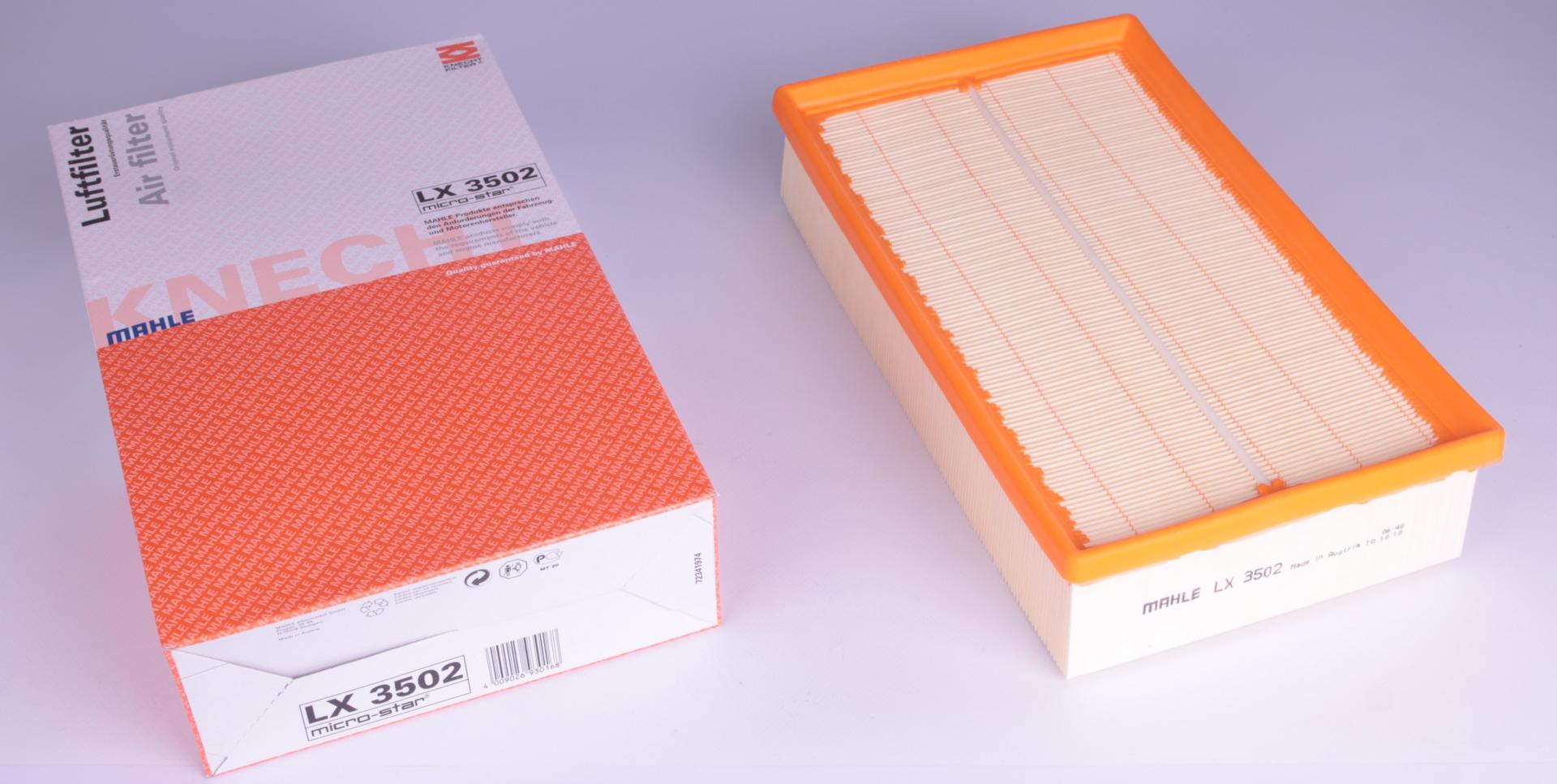 Фильтр воздушный KNECHT для VW Passat 1,6/2,0TDI 14- (LX 3502)