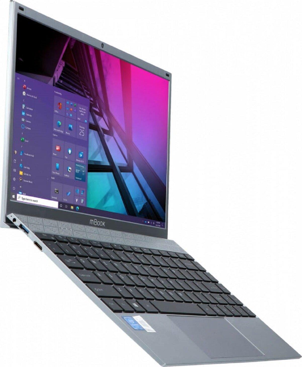 Ноутбук Maxcom mBook 14" IPS Celeron J4125 RAM 256 Gb SSD Windows 10 Home 8 Gb Світло-сірий - фото 6