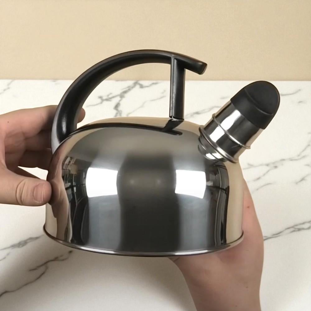 Чайник для плиты со свистком EdgeSteel нержавеющая сталь одинарное дно 1,5 л (03-MH-1762) - фото 9 Чайник для плиты со свистком EdgeSteel нержавеющая сталь одинарное дно 1,5 л (03-MH-1762) - фото 9