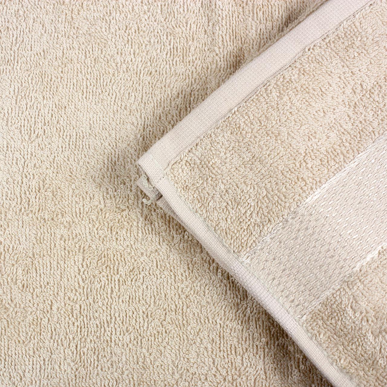 Рушник махровий БС0005 40х70 см Бежевий - фото 2