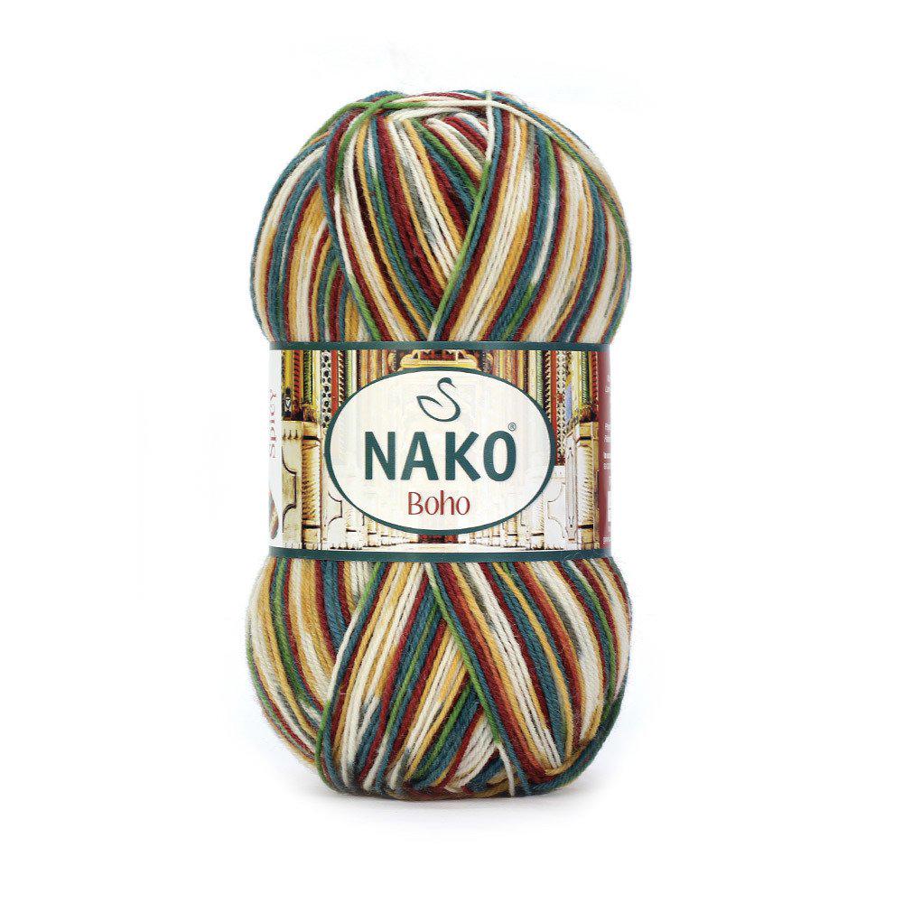 Пряжа носочная Nako Boho Concept 82442 Spicy (2512) Пряжа носочная Nako Boho Concept 82442 Spicy (2512)
