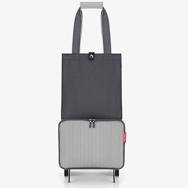 Хозяйственная тележка-трансформер Reisenthel 29x66x27 см 30 л Herringbone grey (HK7074) - фото 1 Хозяйственная тележка-трансформер Reisenthel 29x66x27 см 30 л Herringbone grey (HK7074) - фото 1