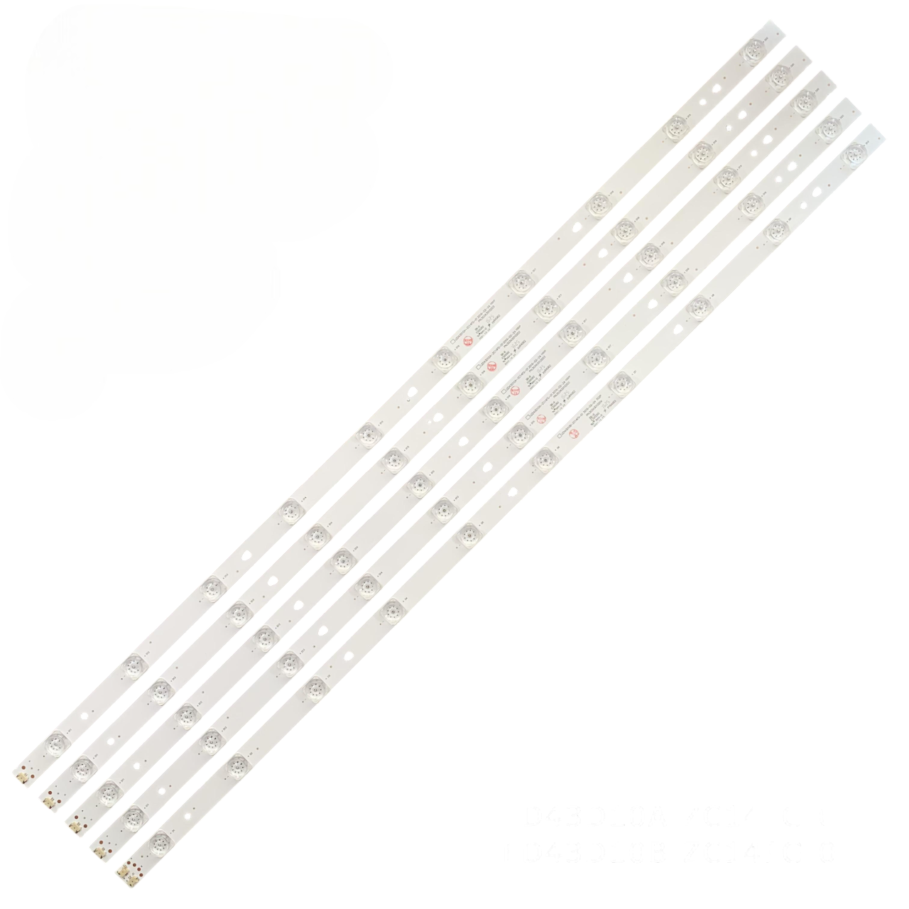 Подсветка LED TV 43" inch 10-led 855 мм 3V LED43D10B-ZC14FG-01 и LED43D10A-ZC14FG-01 LED43D10-03/А 5 шт. (ART-12431)