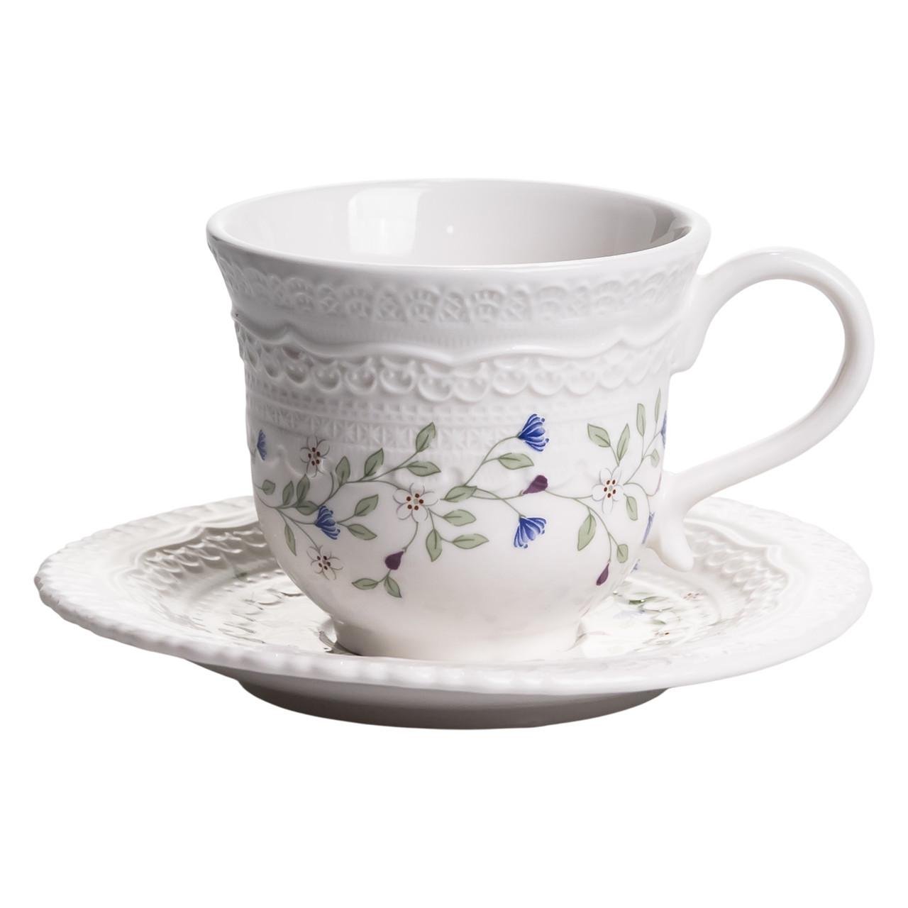 Столовый набор посуды тарелок и чашек Sophie 32 предметы на 6 персон фарфоровый обеденный (YY78-5A) - фото 3 Столовый набор посуды тарелок и чашек Sophie 32 предметы на 6 персон фарфоровый обеденный (YY78-5A) - фото 3