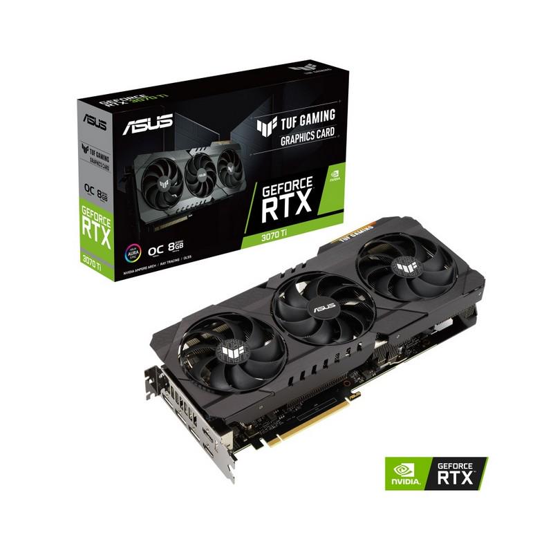 Видеокарта ASUS GeForce RTX 3070 Ti 8 GB GDDR6X TUF Gaming OC (TUF-RTX3070TI-O8G-GAMING) - фото 2