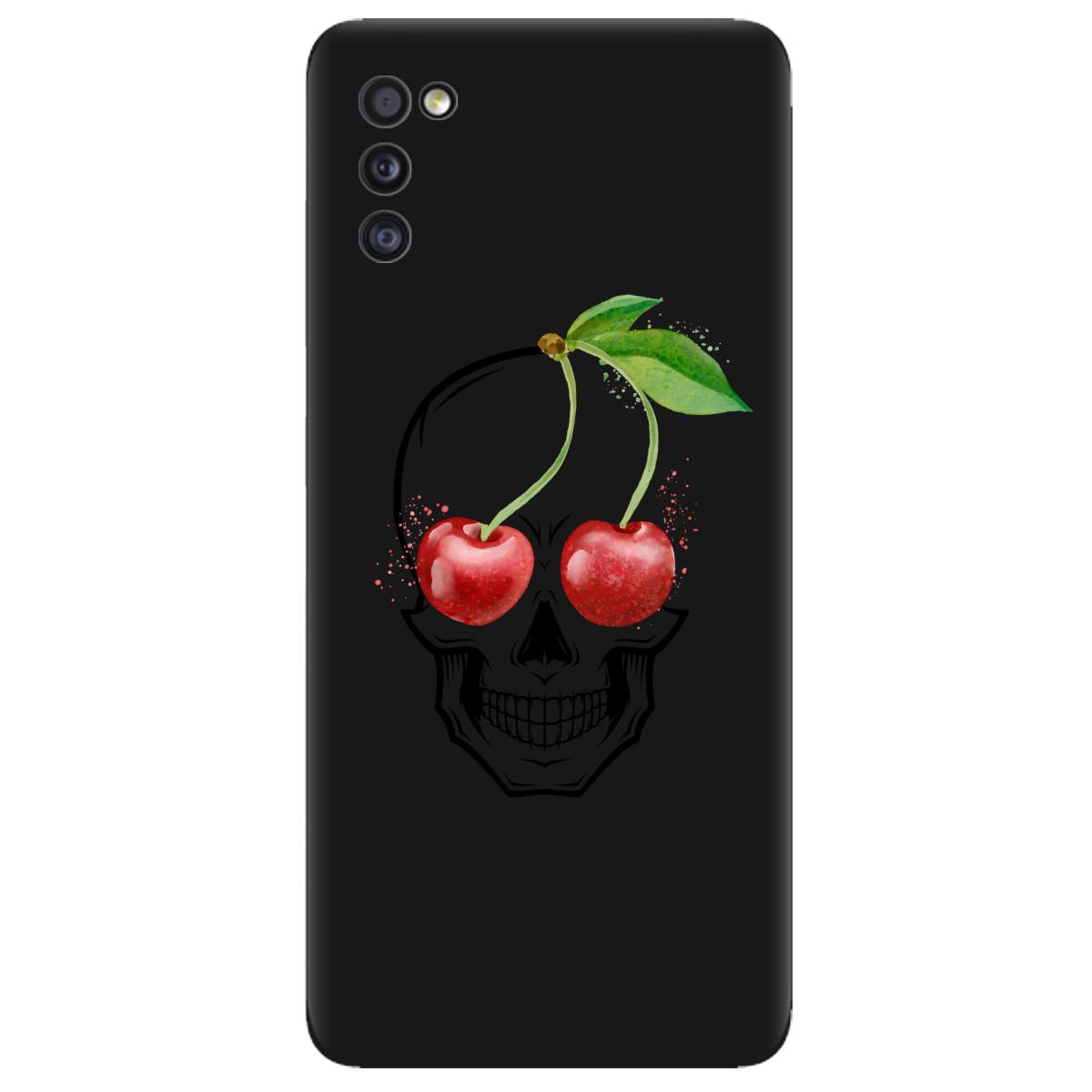 Силіконовий чохол Zorrov для Samsung Galaxy A41 - Cherry skull (14120050221089128)