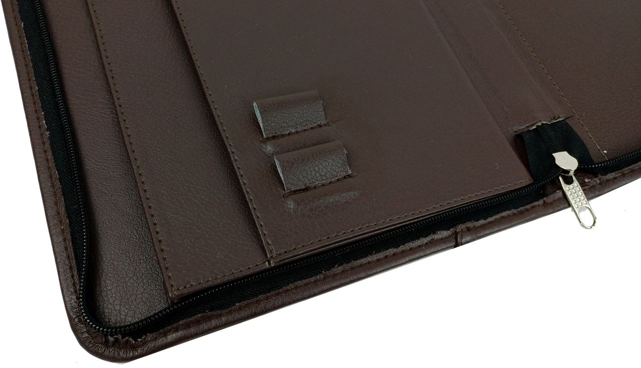 Папка мужская Exclusive деловая для документов из экокожи Темно-коричневый - фото 5