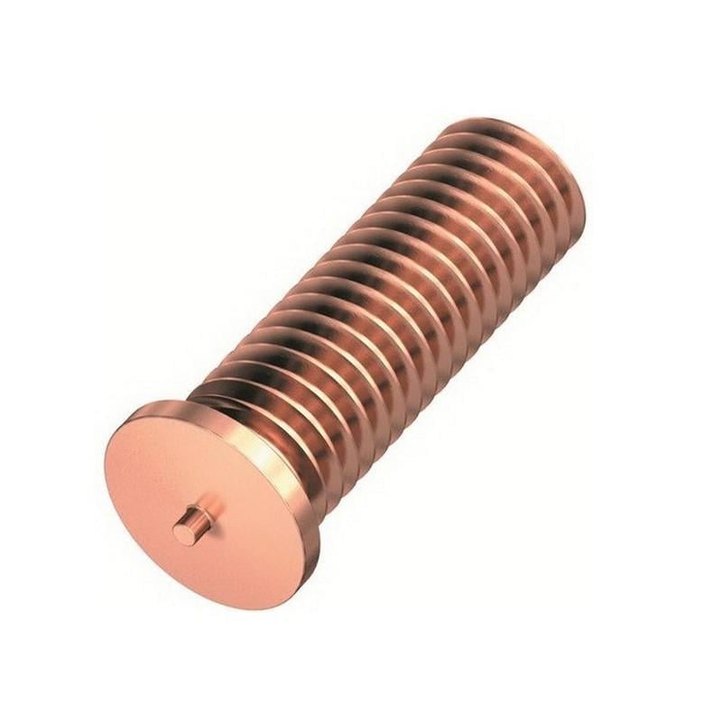 Винт приварной Rivettop ISO13918 М4х40 сталь 4.8 омедненный полная резьба 39,4 мм 1000 шт. (981000000981044060)