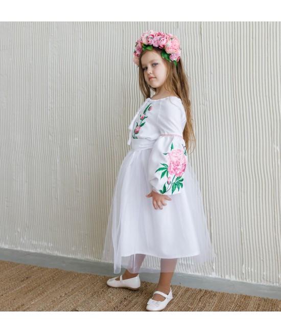 Платье вышиванка для девочек Пион 122 см Розовый (2601689037) - фото 2 Платье вышиванка для девочек Пион 122 см Розовый (2601689037) - фото 2