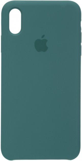 Оригинальный силиконовый чехол на Apple Iphone XS Pine Green