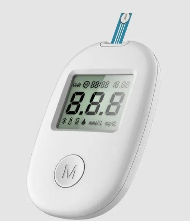 Глюкометр G-171 для измерения сахара в крови с подсветкой экрана Белый (2104618670) - фото 3