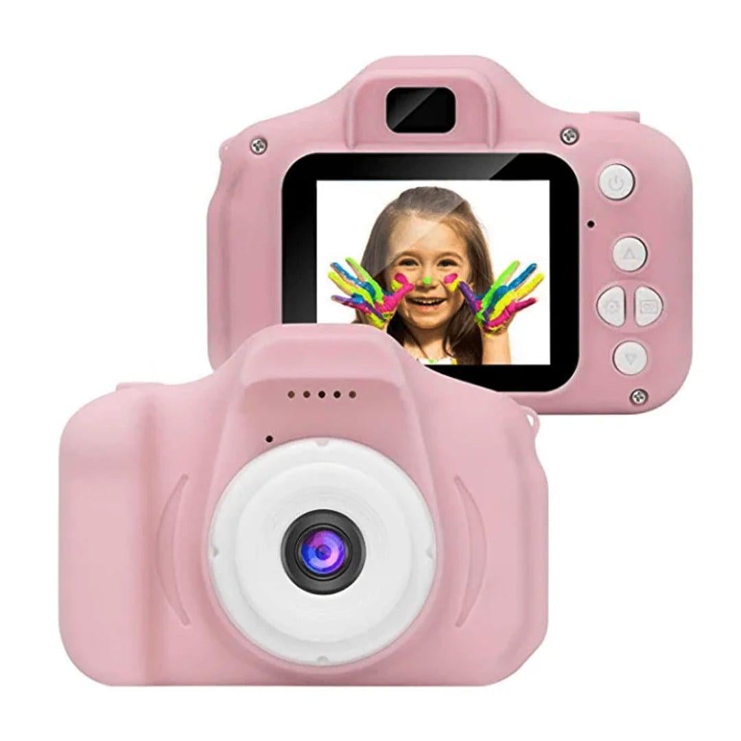 Цифровой фотоаппарат Kids Camera детский с дисплеем 2 Розовый (2312)