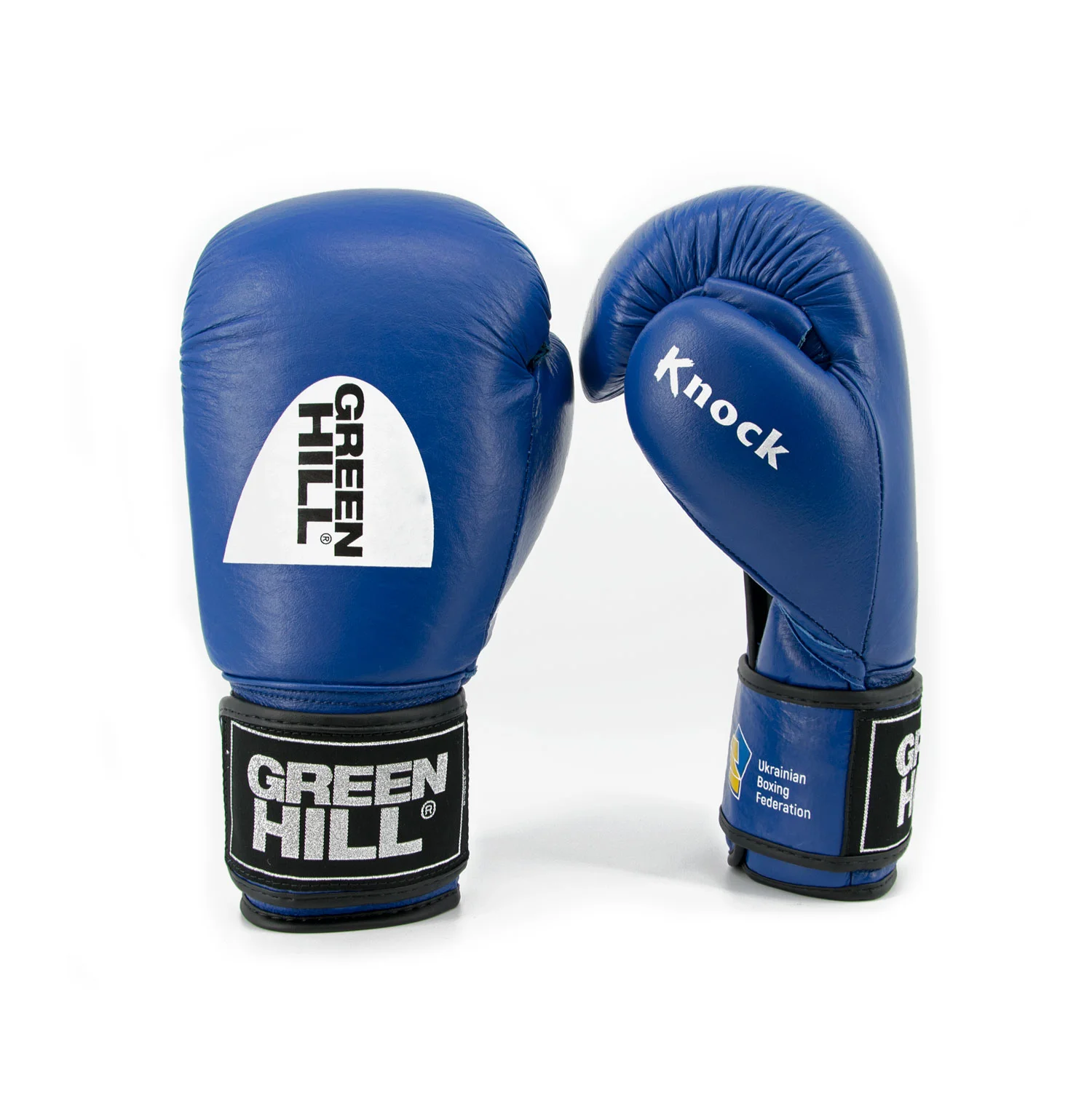 Перчатки боксерские "KNOCK" GREEN HILL 12 унций Синий