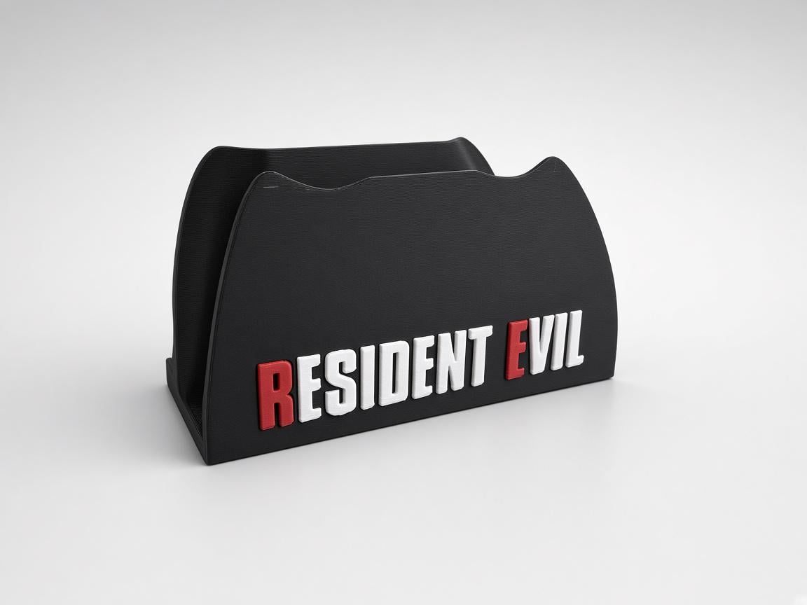 Подставка для геймпада PS5 с объемным логотипом Resident Evil (0990)