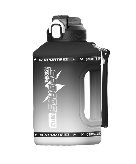 Бутылка спортивная OSPORT 1500 мл Черный (MS 4621) - фото 1 Бутылка спортивная OSPORT 1500 мл Черный (MS 4621) - фото 1