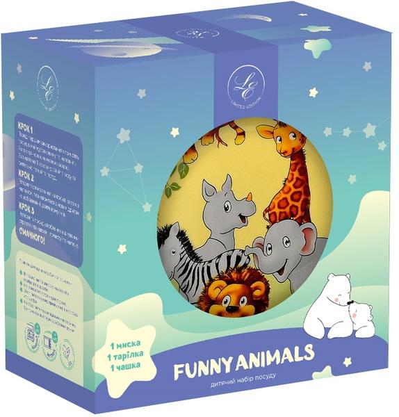 Набір посуду дитячого Limited Edition Jungle 3 пр. (YF6030) - фото 2 Набір посуду дитячого Limited Edition Jungle 3 пр. (YF6030) - фото 2