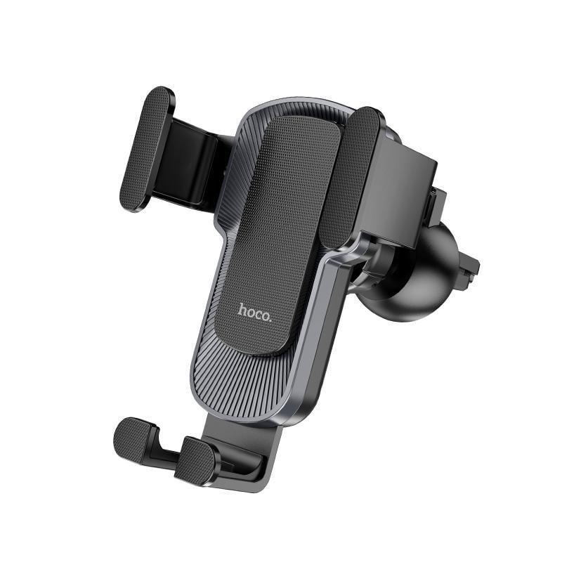 Автотримач для телефону Hoco CA103 vertical and horizontal air outlet gravity car holder Black Metal Gray. Автотримач для телефону Hoco CA103 vertical and horizontal air outlet gravity car holder Black Metal Gray.