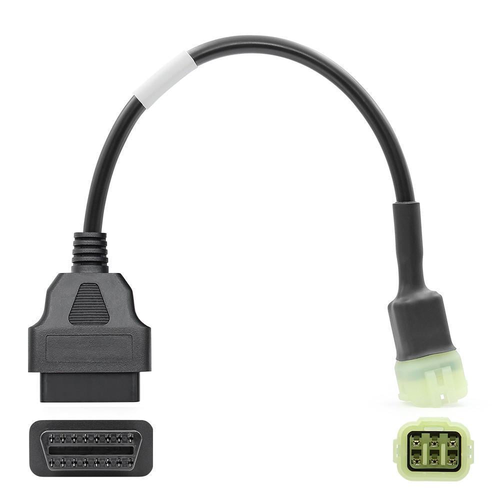 Кабель OBD2 для мотоциклов Kawasaki 6 pin