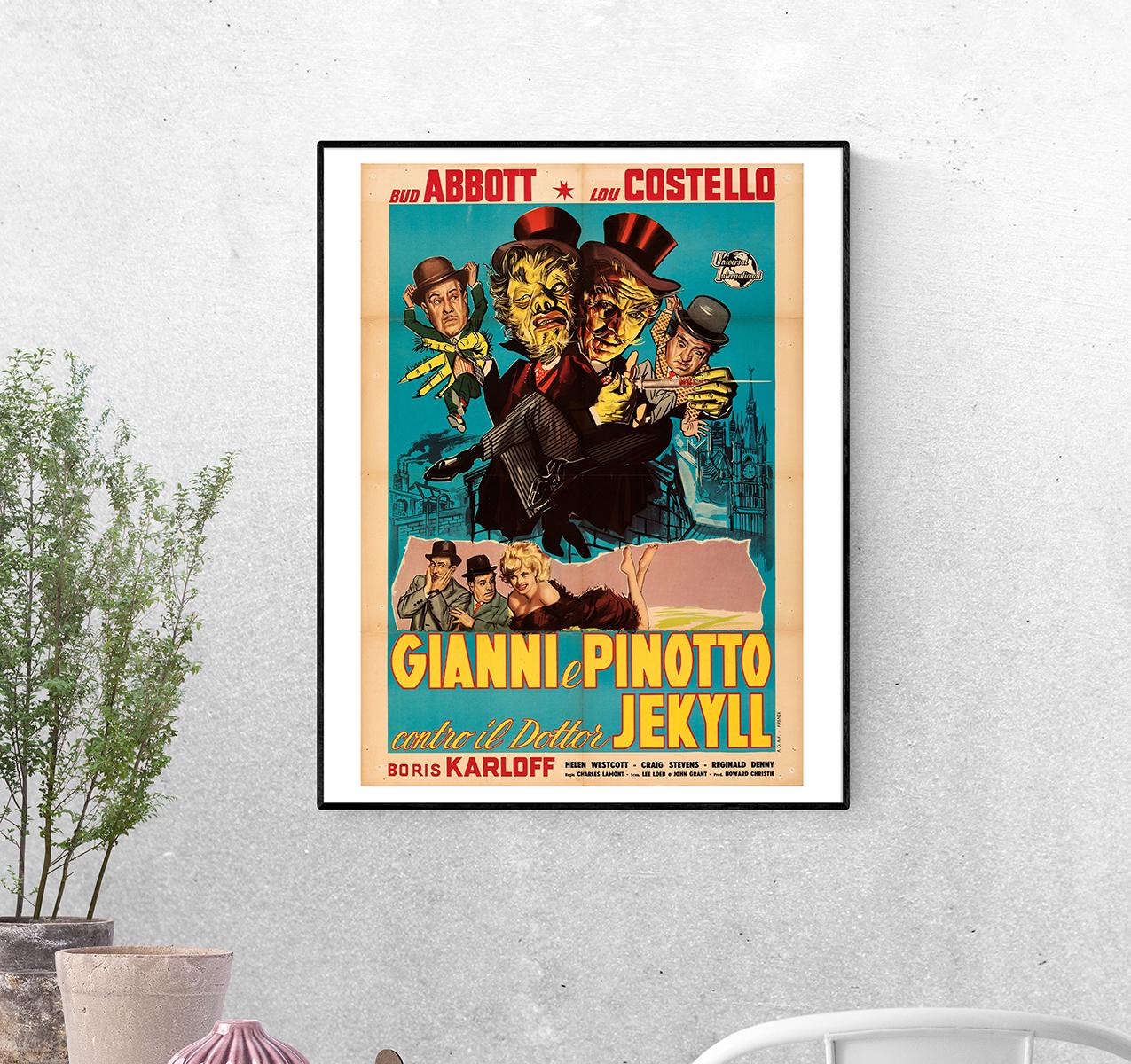 Постер Эбботт и Костелло встречают доктора Джекилла и мистера Хайда 1953 г. формат А-3 (Afisha1906006_Poster)