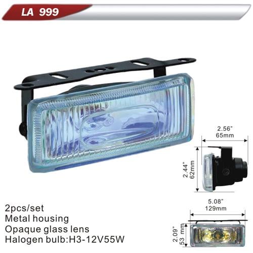 Фара дополнительная DLAA 999-RY H3-12V-55W 129х53 мм (37825)