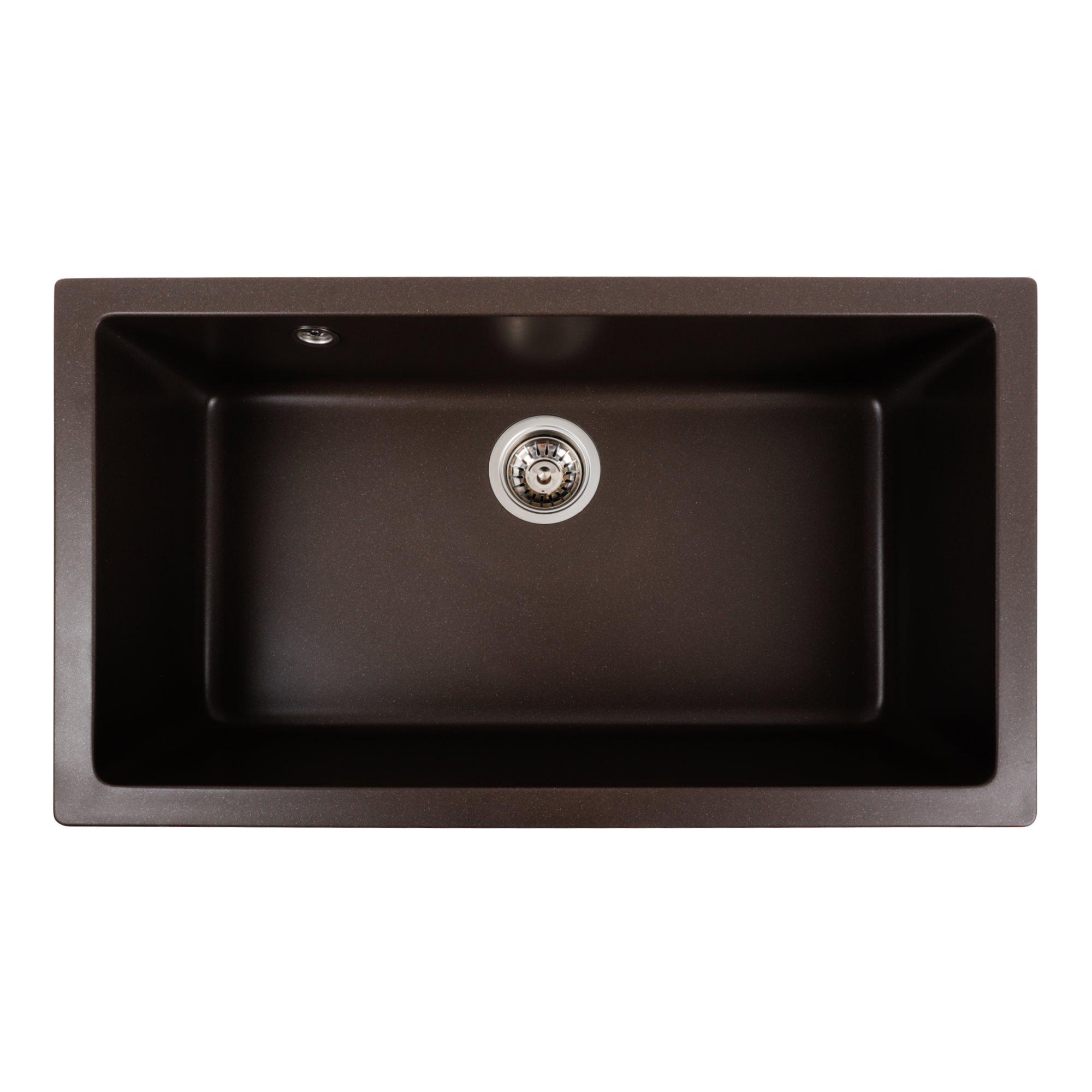 Мойка гранитная для кухни Platinum 7945 Paruana матовая Темная скала Мойка гранитная для кухни Platinum 7945 Paruana матовая Темная скала