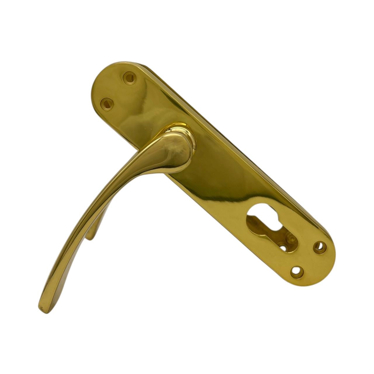 Дверные ручки межкомнатные под сердцевину Ozcanlar Eva Kisa Yale Sari 62 мм (360057)