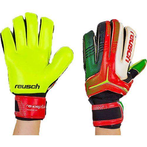 Вратарские перчатки FB-869 с защитными вставками р. 9 Зелено-красный (57429055)