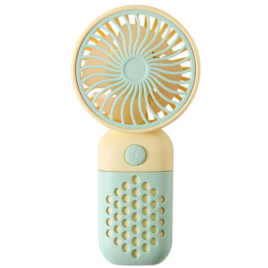 Вентилятор настольный Mini Fan USB на аккумуляторе 13х6х3 см Зеленый (MX-00009121B)