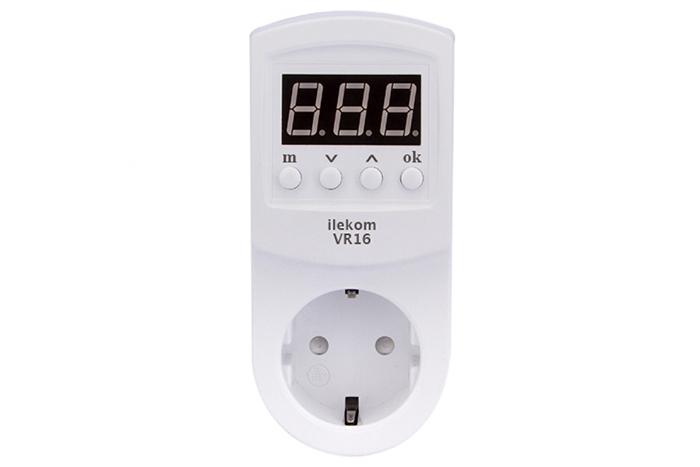 Реле напряжения Ilekom VR-16 Белый (23280)