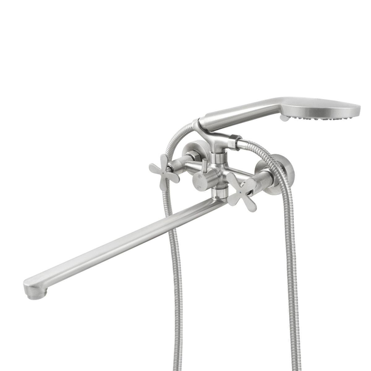 Смеситель для ванны Venta VK343DS Нержавеющая сталь