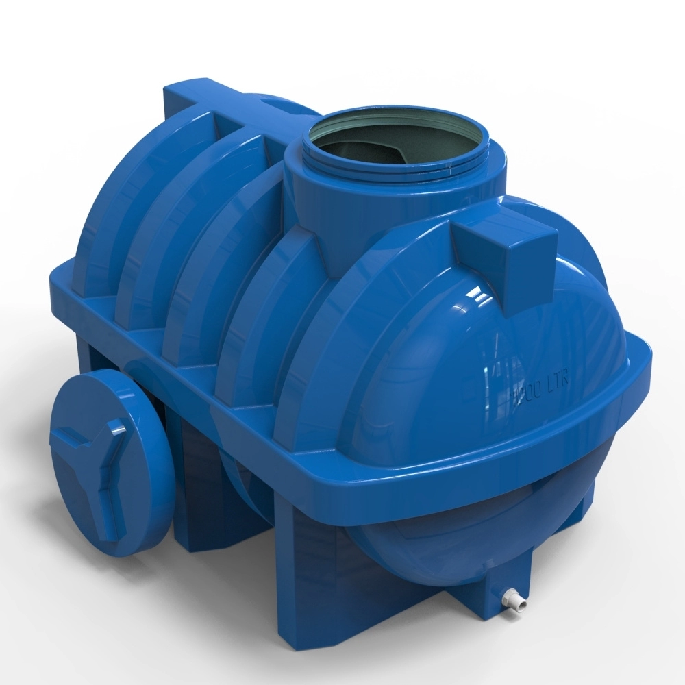 Бак усиленный двухслойный горизонтальный для жидкостей на 1000 л Litolan EG1000 Р/ребро (DR001730) - фото 2 Бак усиленный двухслойный горизонтальный для жидкостей на 1000 л Litolan EG1000 Р/ребро (DR001730) - фото 2