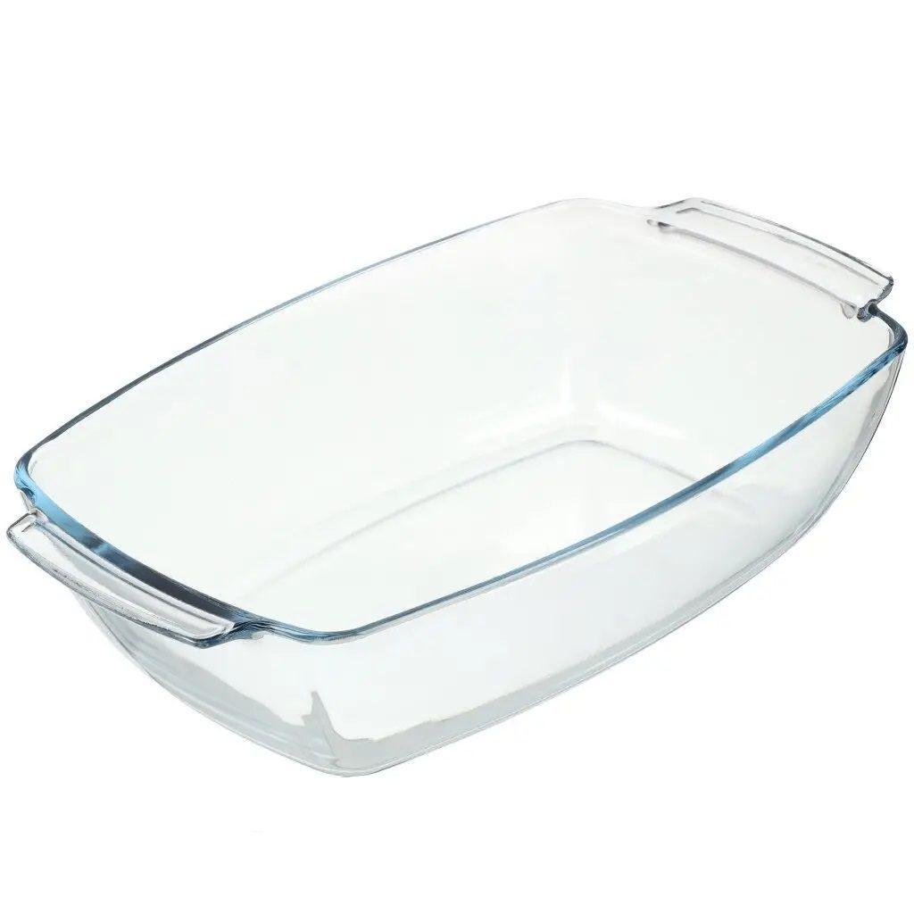 Форма для запекания Borcam 590046 прямоугольная стеклянная 380х233 мм 4500 мл (2613935304)