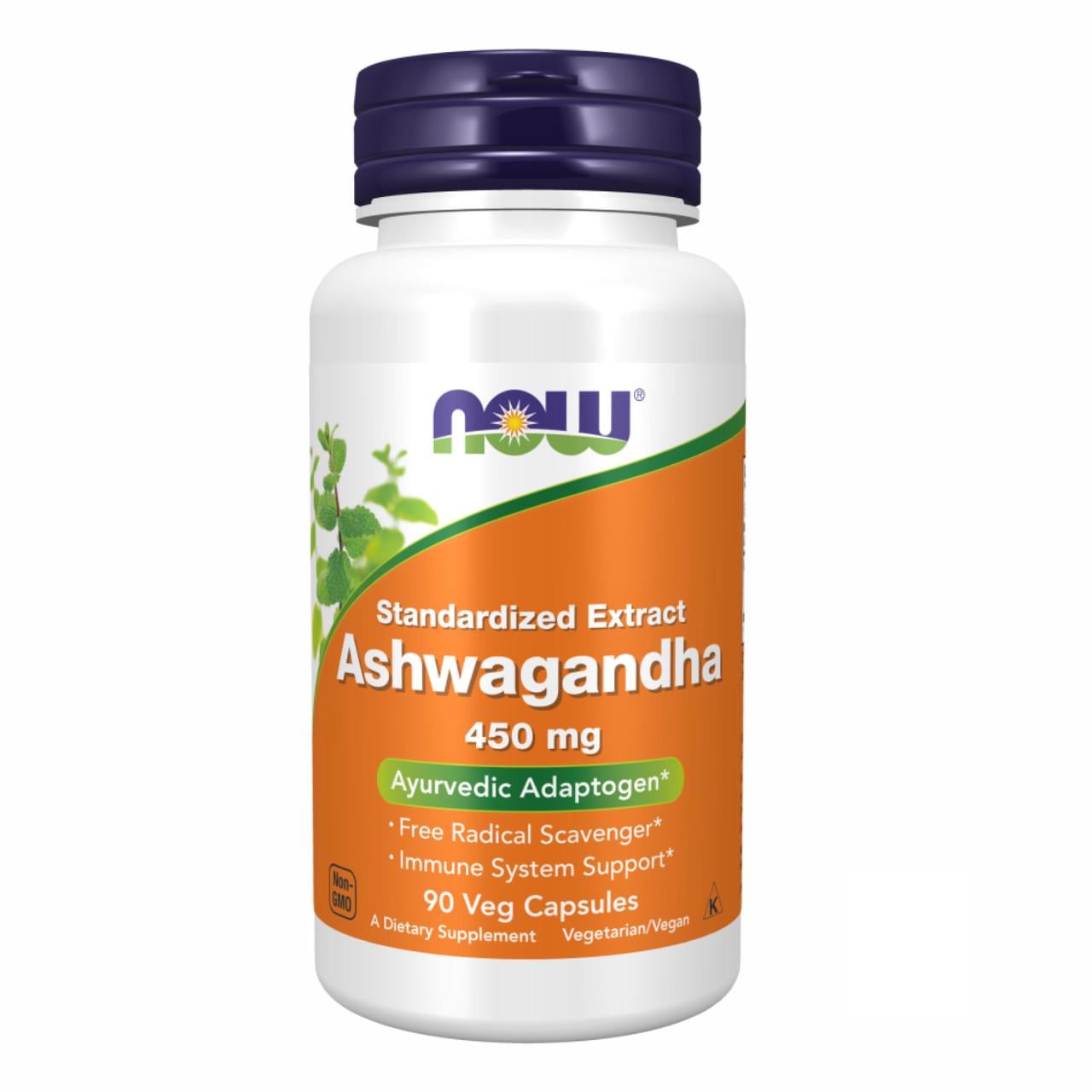 Ашваганда NOW Foods Ashwagandha 450 мг 90 капсул