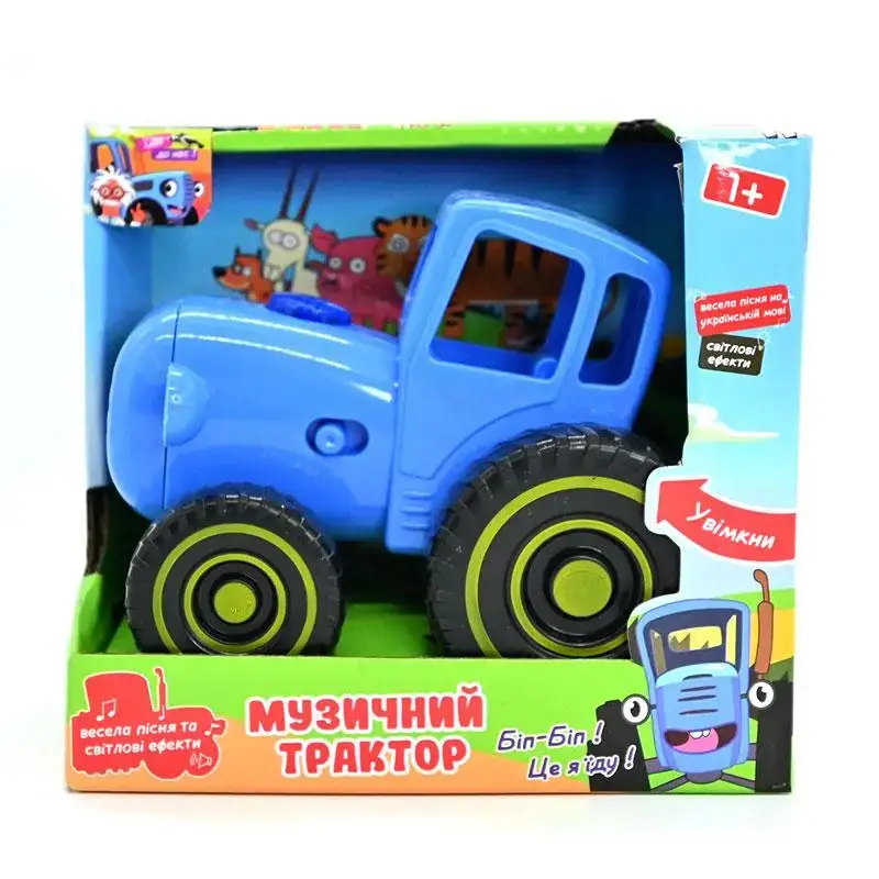 Іграшкова техніка TK Group Трактор музичний зі світлом та звуком/інтерактивний Синій (30101104) - фото 2 Іграшкова техніка TK Group Трактор музичний зі світлом та звуком/інтерактивний Синій (30101104) - фото 2
