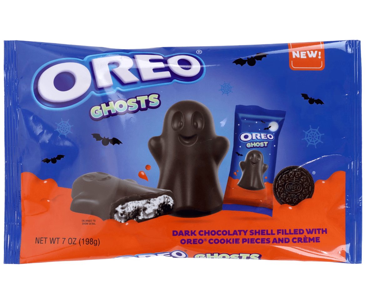 Конфеты шоколадные Frankford Oreo Dark Chocolate Halloween Ghosts 198 г (3192611028)