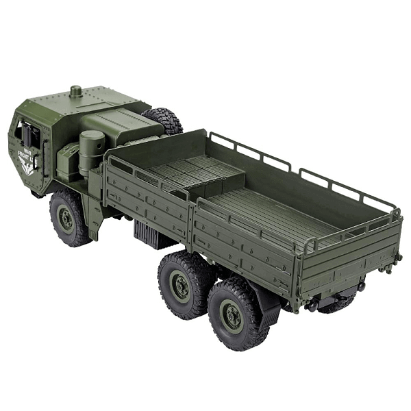 Вантажівка військова на радіокеруванні JJRC Q75 1:16 6WD Green (d252) - фото 3