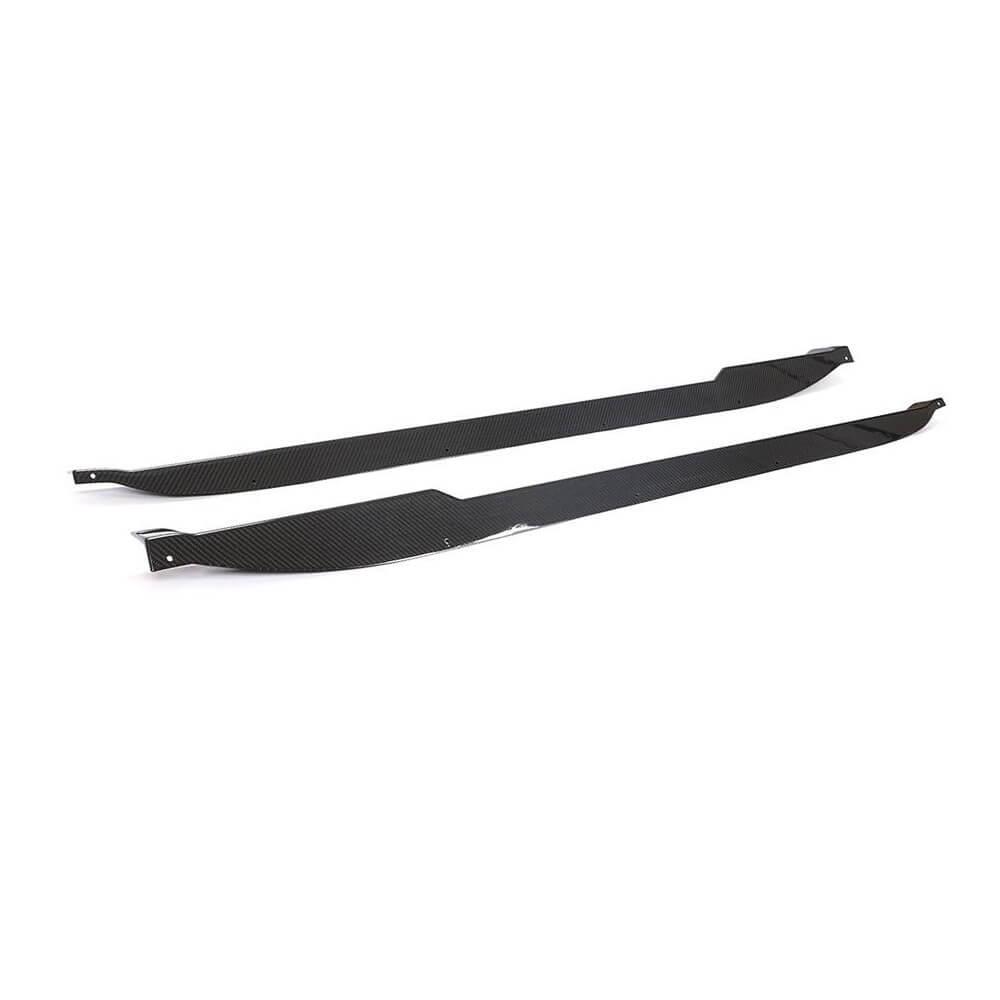 Боковые пороги DDCarbon V2 для Porsche 911 2018- гг. натуральный карбон (153010)