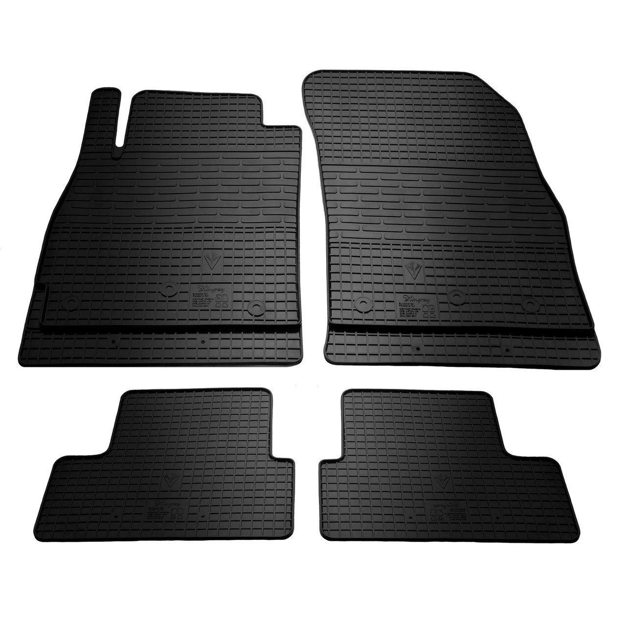 Автокилимки Stingray Chevrolet Orlando J309 2010- 4 шт. Чорний (1028144500)