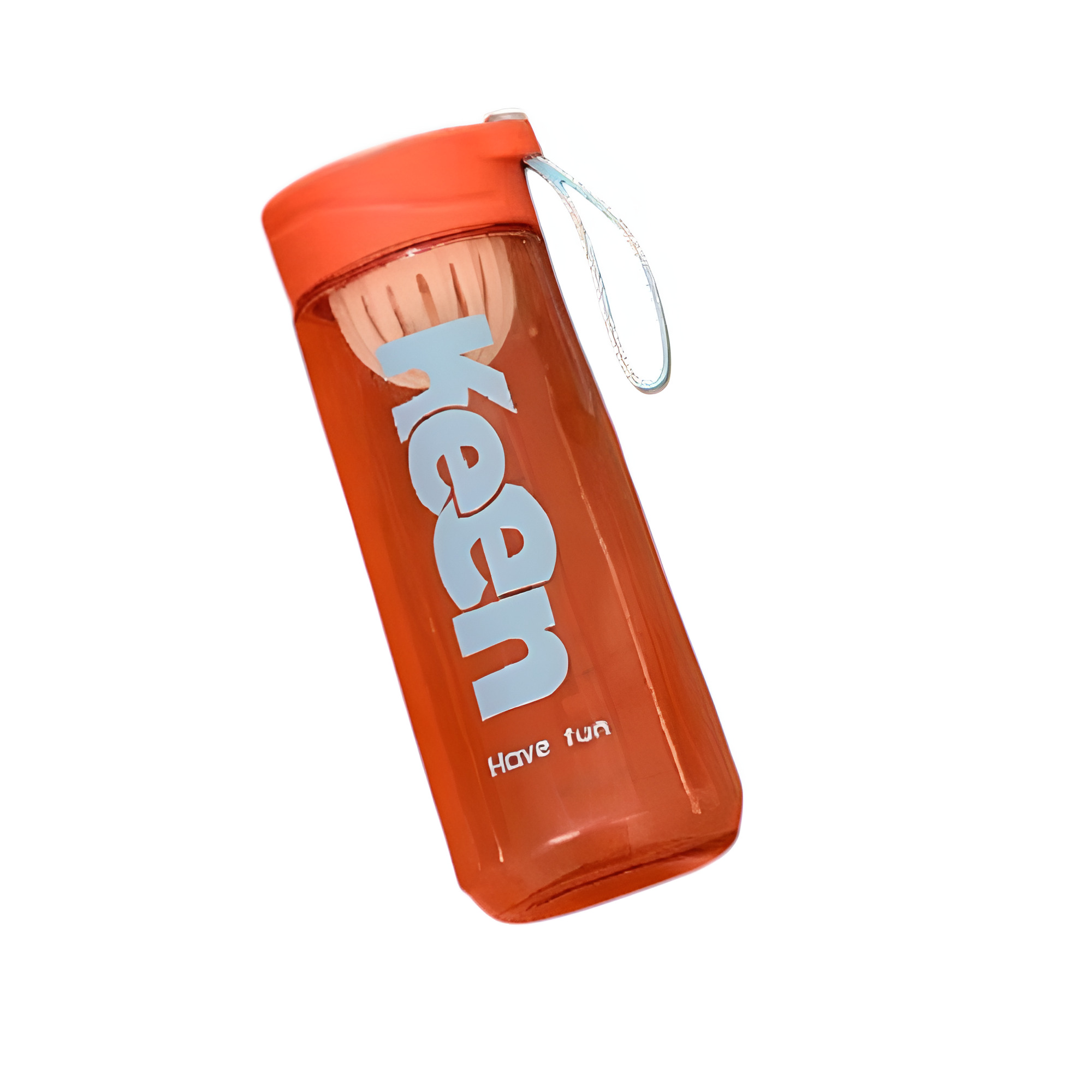 Бутылка спортивная пластиковая Keen WW02838 550 мл Оранжевый/Голубой (32b6126c)