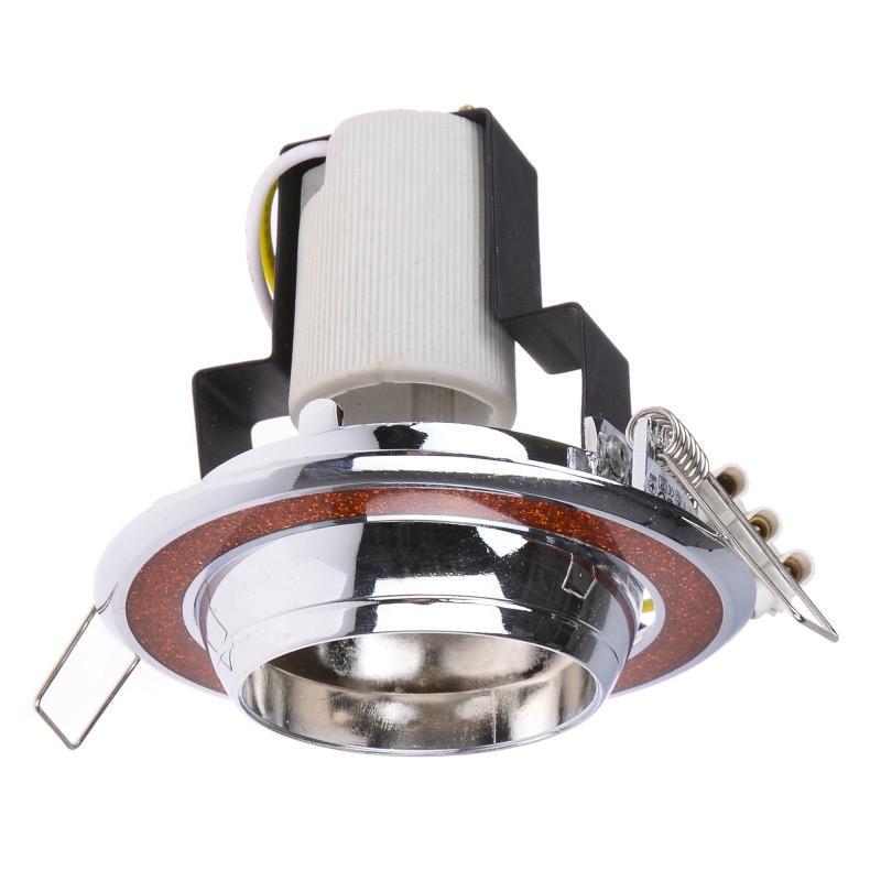 Светильник точечный поворотный RO-50D ShORANGE/CHR