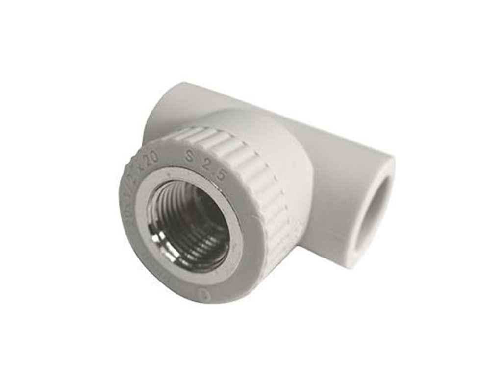 Тройник Grandi Therm 1/2 с РВ Ø20x (983370)