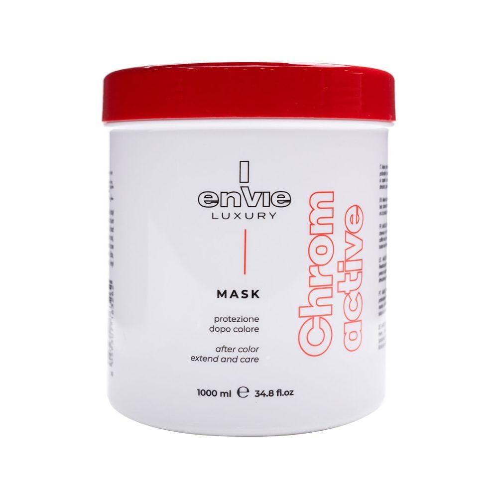 Маска для збереження кольору Envie Luxury Chromaсtive Color Protector з екстрактом гранату для догляду за фарбованим і пошкодженим волоссям 1000 мл (26490582)