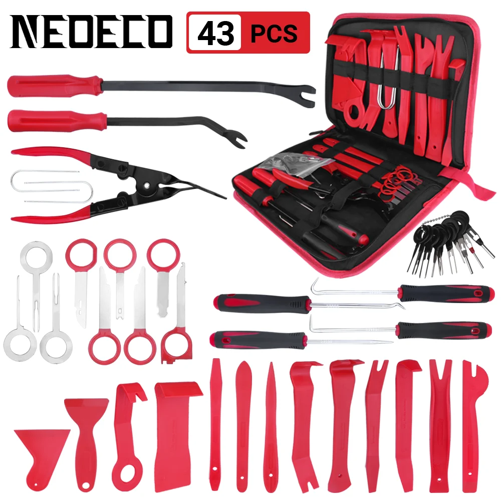 Съемники для демонтажа обивки автомобильного салона 43 шт. и чехол - фото 4 Съемники для демонтажа обивки автомобильного салона 43 шт. и чехол - фото 4