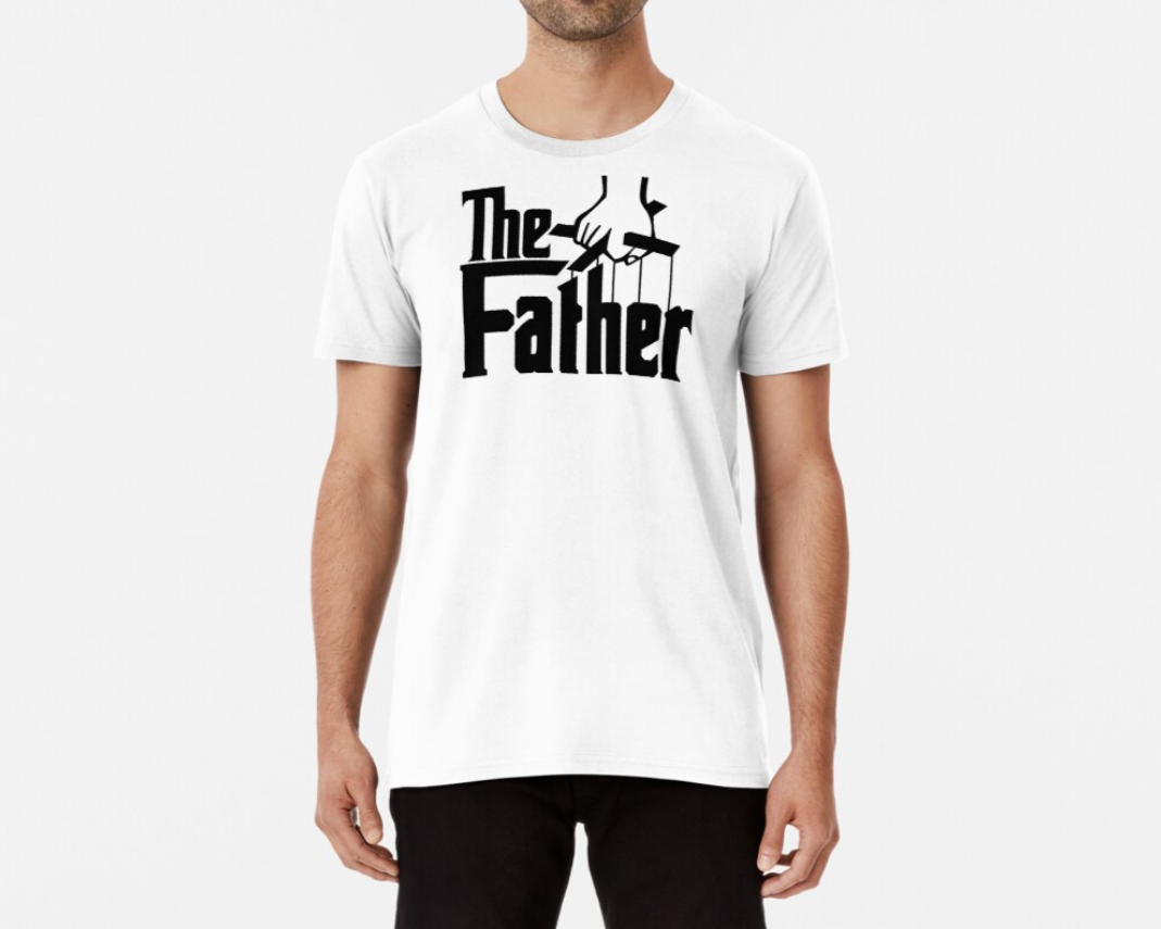 Футболка мужская Stedman "The Father" XXL Белый (ПАПА12-1686316930)