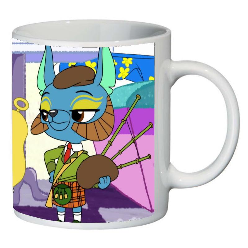 Кружка с принтом SuperCup Радужно бабочковая единорожная кошка (SC-Rainbow Butterfly Unicorn Kitty-003)