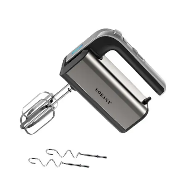 Міксер ручний Sokany CX-6651 із двома насадками Сталевий (CX-6651)